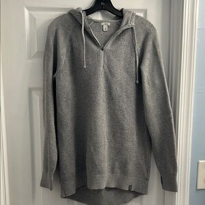 L.L. Bean Women's Gray Zip-Up Sweater
